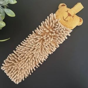 Norwex Kids Pet to Dry Brown Bear Hand Towel Cloth